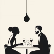 Elegant Silhouettes: Minimalism of the Meeting