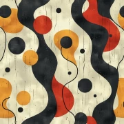 Harmony of Lines: Playful Dance of Flowers in Minimalism