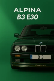 Legend on the Wall: ALPINA B3 E30 from the BMW 3 Series