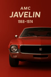 AMC Javelin 1968-1974: Muscle Car Legend on Your Wall