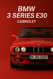 Legend on Wheels: BMW 3 Series E30 Cabriolet