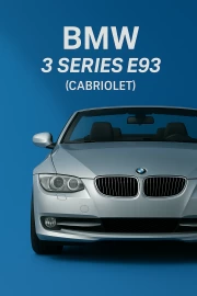 Elegance and Speed: BMW 3 Series E93 Cabriolet
