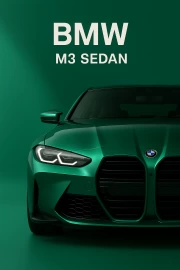 Dynamics and Elegance: BMW 3 Series G80 M3 Sedan