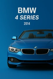 Elegance in motion: BMW 4 Series F33 Cabriolet against a bright background