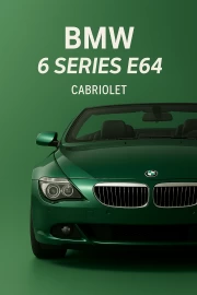 Elegant dynamics: BMW 6 Series E64 Cabriolet