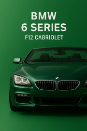 Speed and Elegance: BMW 6 Series F12 Cabriolet