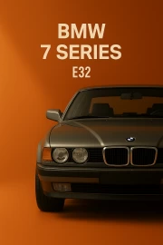 Elegance and Power: BMW 7 Series E32 Sedan