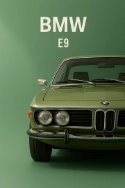 Elegance and Power: BMW E9 Coupe
