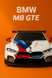 BMW M8 GTE: Dynamics and Style in Motion