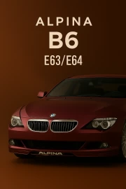 Elegance and Power: ALPINA B6 E63 E64 BMW 6 Series