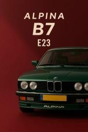 Elegance on Wheels: ALPINA B7 E23 BMW