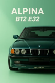 Elegance and Power: ALPINA B12 E32 BMW 7 Series