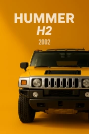 Bright Hummer H2 2002: Dynamics and Power on Canvas