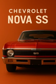 Bright Chevrolet Nova SS: Legend of the 1960s-1970s on Your Wall