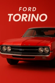 Retro Speed: Rich Red Ford Torino GT