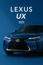 Elegant Power: 2023 Lexus UX in a Modern Interior
