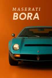 Maserati Bora on Orange Background: Elegance and Speed