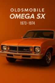 Retro Charm: Oldsmobile Omega SX 1973-1974 in Bright Colors