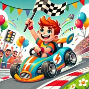 Little Karting Champion: Energy and Joy for the Kids Room