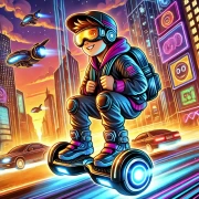 Speed Adventure: Hoverboard Boy in the City of Lights