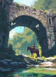 Magic of Architecture: Romantic Bridge