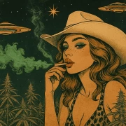 Cowgirl and the Space Cannabis: Retro Journey