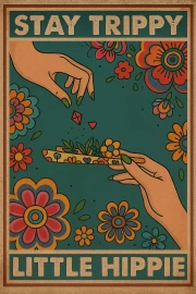 Flowers and Hands: The Psychedelic World of Cannabis