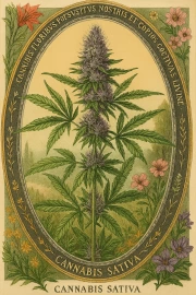 Elegant Oval: Cannabis Sativa for Nature and Style Lovers
