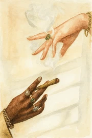 Dance of the Smoky Clouds: Graceful Hands and Cannabis