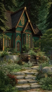 Fairytale Nature Corner in Cottagecore Style