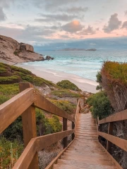 Wooden Steps to Turquoise Waters Australia