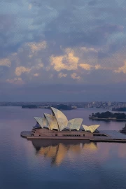 Sydney Opera House in the Evening Light: The Enchantment of Australia