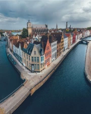 Fairytale Architecture of Belgium: The Coziness of the Old Town by the Canal