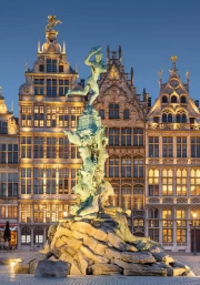 Antwerp by Night: Belgium's Architectural Grandeur