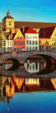 Vibrant Facades of Belgium: Tranquility and Charm