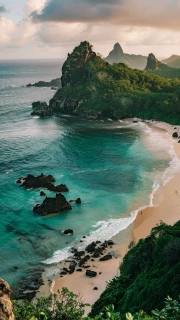 Picturesque Rocks and Turquoise Waters: Country Brazil