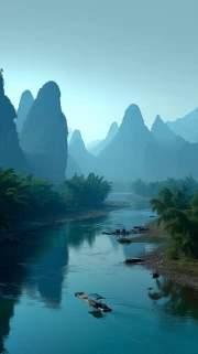 Harmony of Chinese Mountains and River: Landscape of China