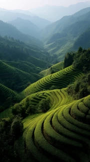 Green Hills of China: Magical Terraces and Natural Harmony