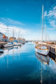 Yachts in Port of Denmark: Peace and Harmony