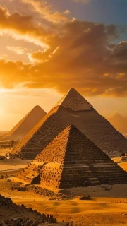 Egyptian Sunset: The Magic of the Pyramids