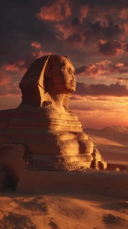 Sphinx at Sunset: Mysteries of Ancient Egypt