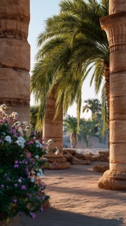 The Majesty of Columns and Palms: Sunny Egypt