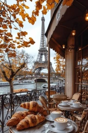 Morning in Paris: Eiffel Tower and the Smell of Croissants