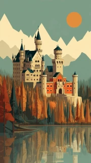 Germany's Magic Castle: The Majesty of Mountains and Forests