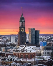 Heavenly Whirlwind over German Cities