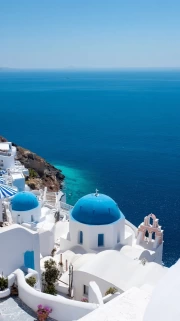 Greek Idyll: White-Blue Harmony