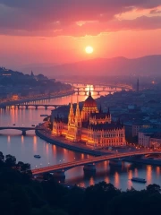 Hungarian Sunset: The Enchantment of the Danube