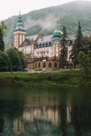Hungarian Castle by the Lake: Majesty and Tranquility