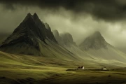 Enchanted Mountains of Iceland: Cozy Cabins in the Fog