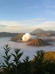 Volcanoes and Mists of Indonesia: Awakening Nature